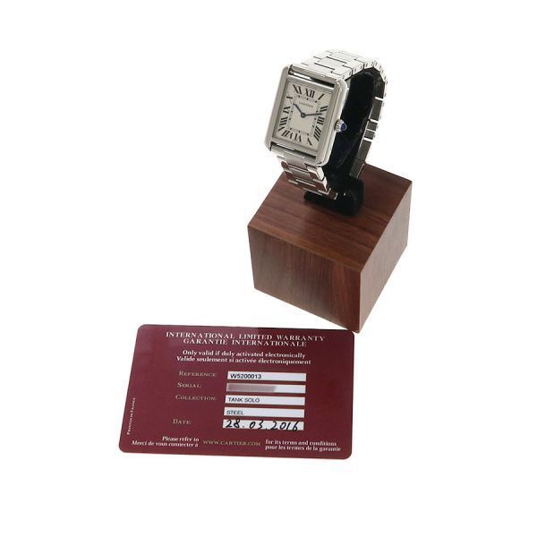 Cartier Tank Solo SM Watch — view 9