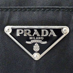 Prada Tote Nylon Black Handbag Going Out Fabric Simple — view 7