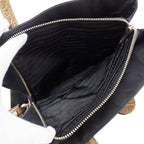 Prada Tote Nylon Black Handbag Going Out Fabric Simple — view 6