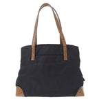 Prada Tote Nylon Black Handbag Going Out Fabric Simple — view 2