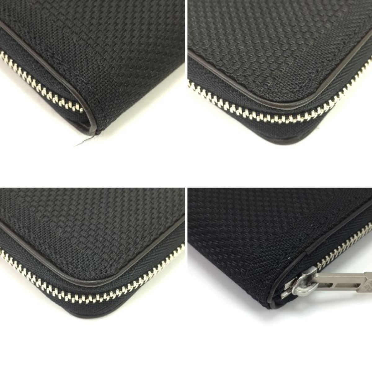 Louis Vuitton Coin Case Damier Jean Zippy Purse Black — view 5
