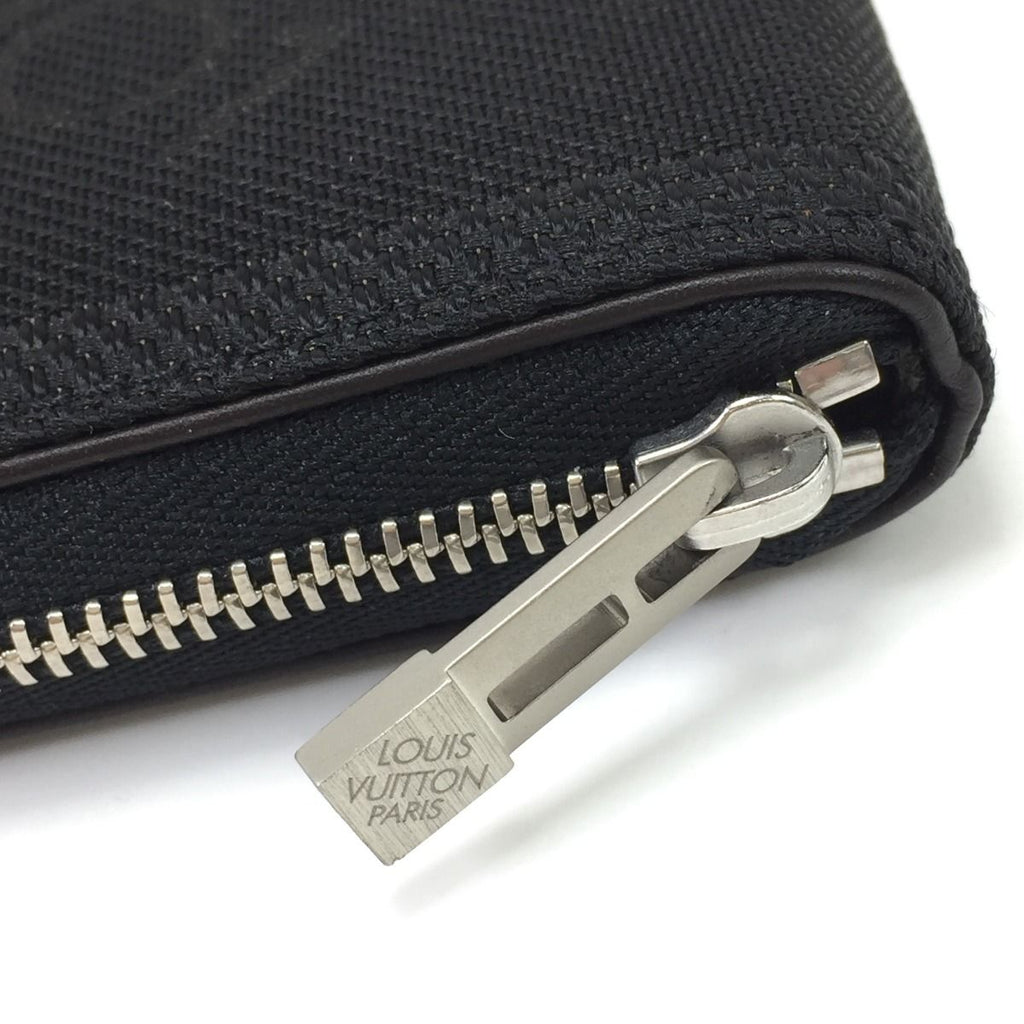 Louis Vuitton Coin Case Damier Jean Zippy Purse Black — view 4