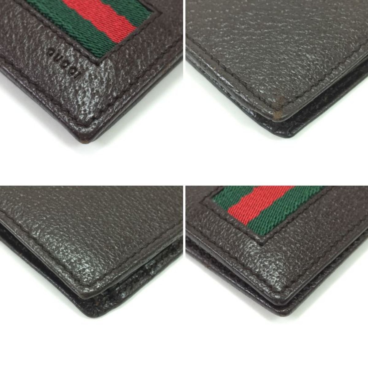 Gucci Bifold Wallet Leather Brown — view 3