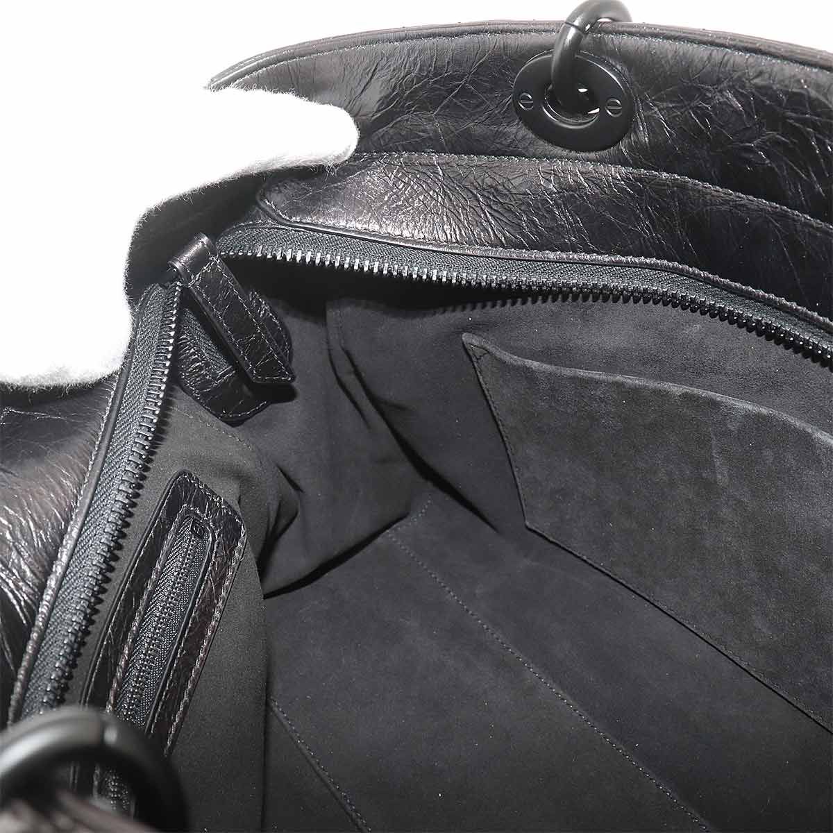Dior Lady D-saia 2-Way Bag Leather Black — view 8