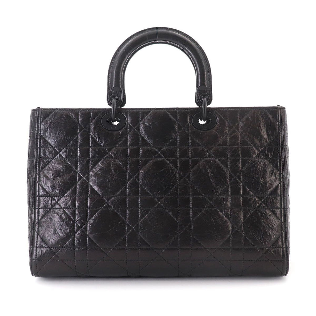 Dior Lady D-saia 2-Way Bag Leather Black — view 2