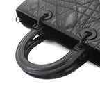 Dior Lady D-saia 2-Way Bag Leather Black — view 5