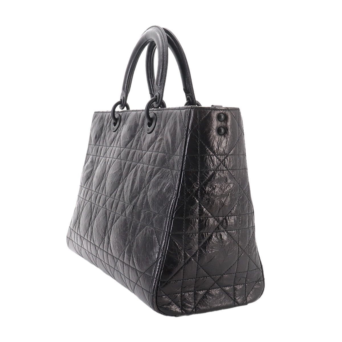 Dior Lady D-saia 2-Way Bag Leather Black — view 3
