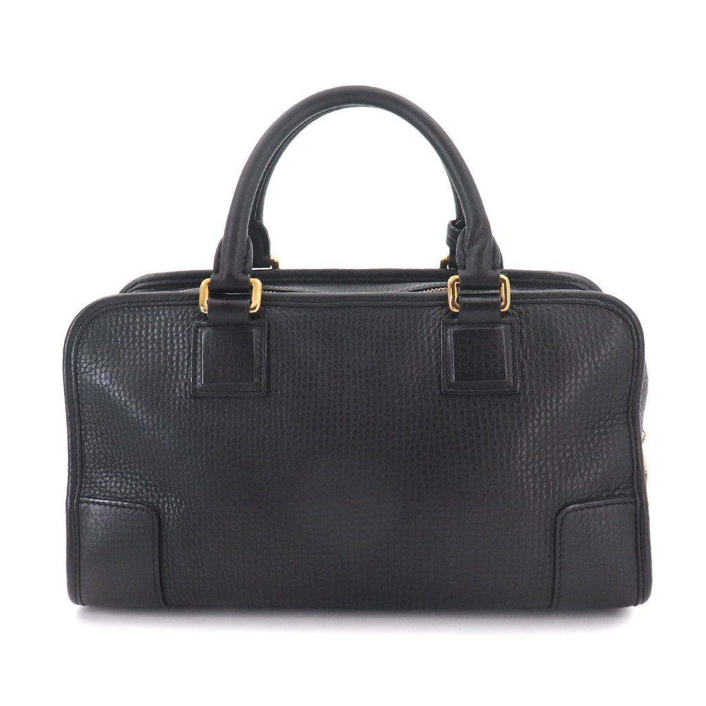 Loewe Amazona 28 Hand Bag Leather Black Gold — view 3