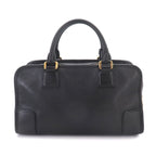 Loewe Amazona 28 Hand Bag Leather Black Gold — view 3