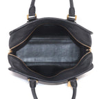 Loewe Amazona 28 Hand Bag Leather Black Gold — view 7