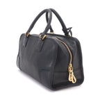 Loewe Amazona 28 Hand Bag Leather Black Gold — view 4