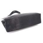 Chanel Jumbo CC Logo Tote Caviar Leather Black Gold Vintage — view 4