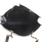 Chanel Jumbo CC Logo Tote Caviar Leather Black Gold Vintage — view 6