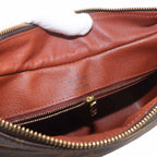 Louis Vuitton Monogram Shoulder Bag Brown Gold Boulogne — view 7