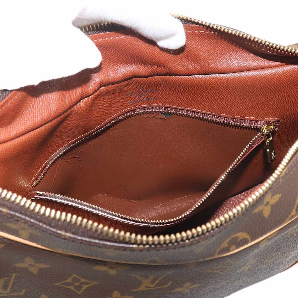 Louis Vuitton Monogram Shoulder Bag Brown Gold Boulogne — view 8