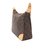 Louis Vuitton Monogram Shoulder Bag Brown Gold Boulogne — view 3