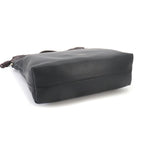 Loewe Flamenco Purse Tote 2-Way Shoulder Bag Leather Black Dark Brownie — view 5