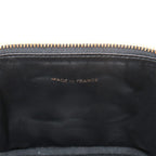 Chanel Vanity Hand Bag Caviar Leather Black CC Logo Gold — view 8