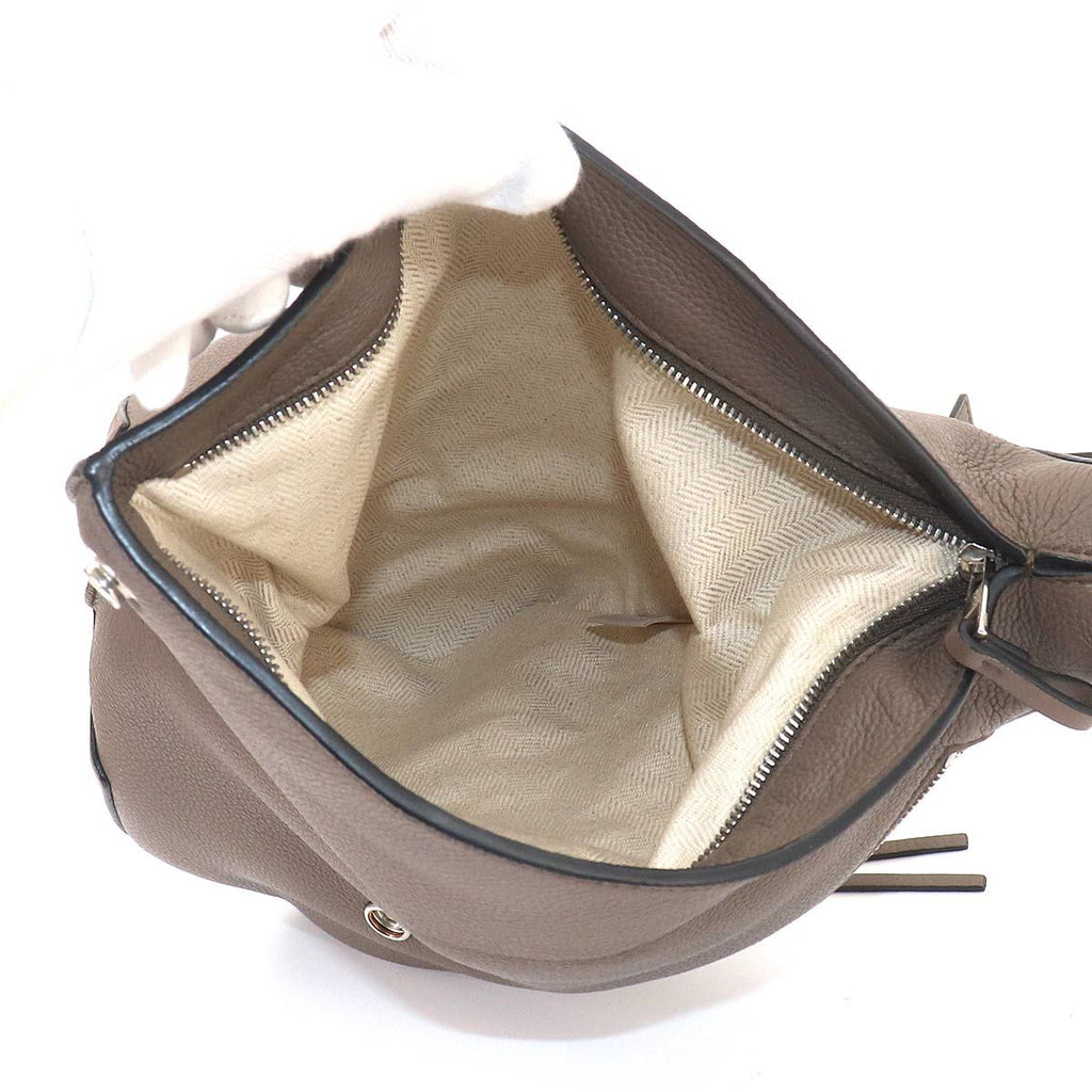 Loewe Anton Sling Bag Leather Brown Silver — view 6
