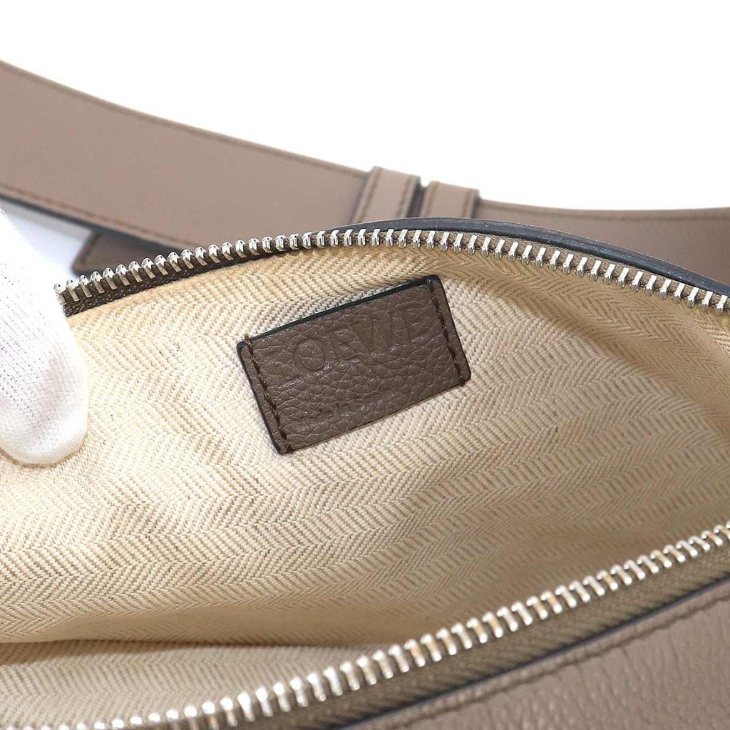 Loewe Anton Sling Bag Leather Brown Silver — view 8