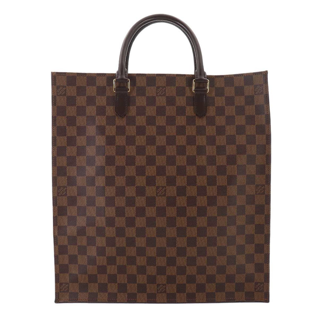 Louis Vuitton Damier Sac Plat Tote Ebene Brown — view 2