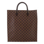 Louis Vuitton Damier Sac Plat Tote Ebene Brown — view 2