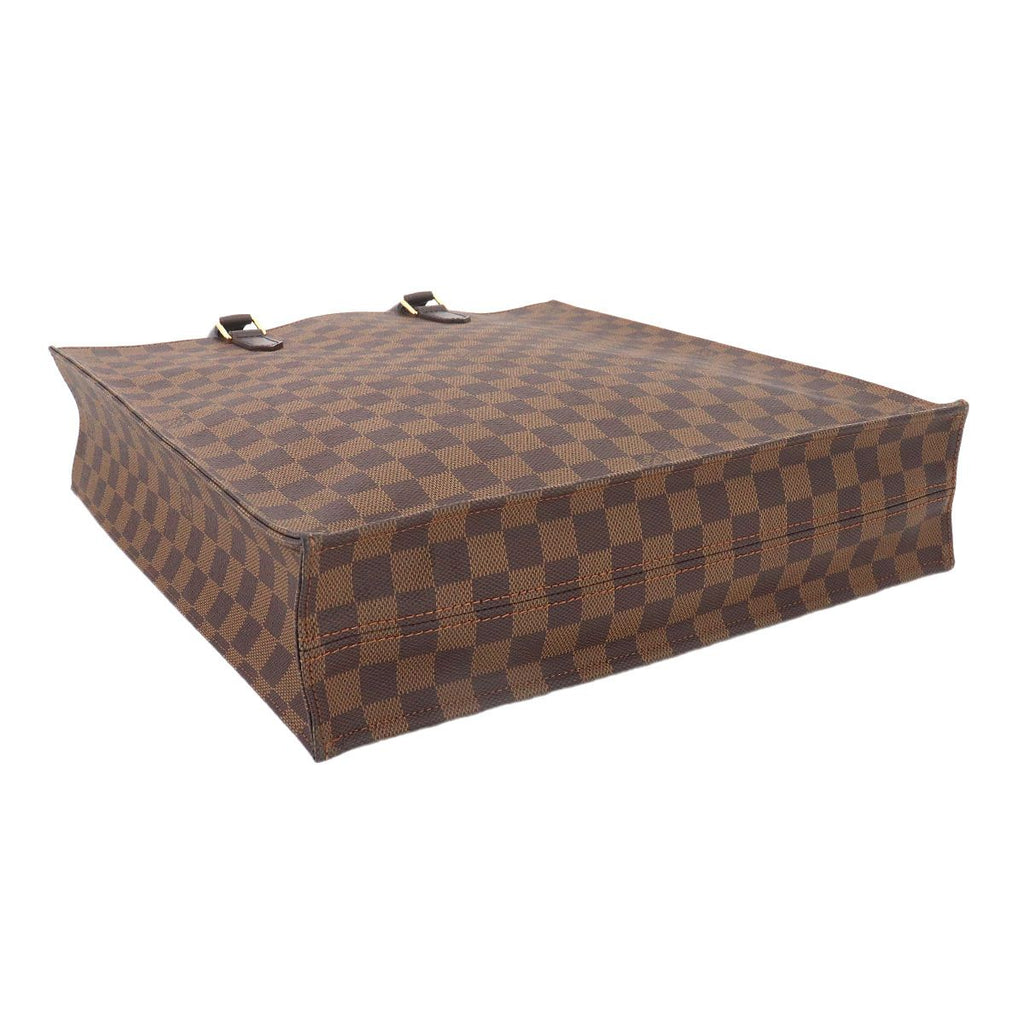 Louis Vuitton Damier Sac Plat Tote Ebene Brown — view 4