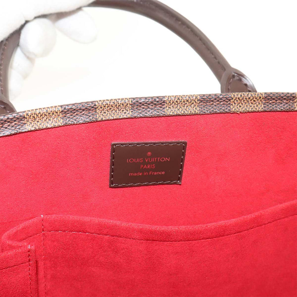 Louis Vuitton Damier Sac Plat Tote Ebene Brown — view 7