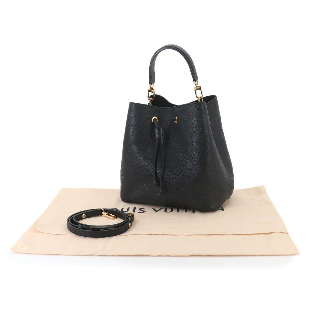 Louis Vuitton Monogram Empreinte Neo Noe MM 2-Way Bag Black — view 2