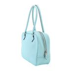 Hermes Mini Plume 20 Hand Bag Swift Blue Zephyr Silver — view 4