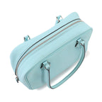 Hermes Mini Plume 20 Hand Bag Swift Blue Zephyr Silver — view 9