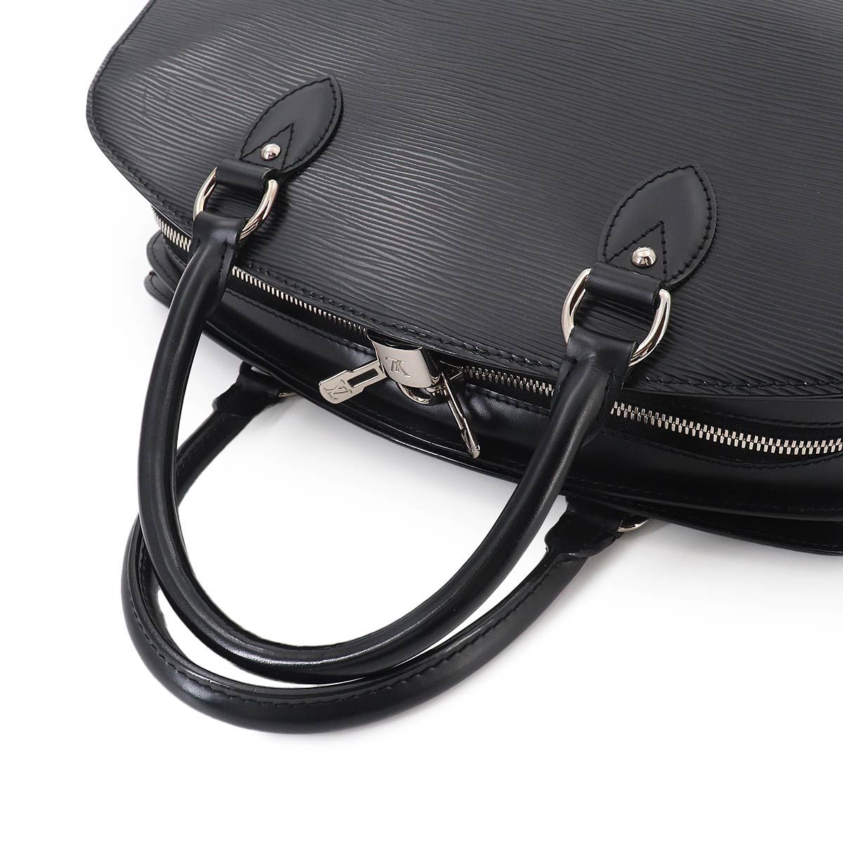 Louis Vuitton Epi Pont Neuf PM Hand Bag Leather Noir Gold — view 5