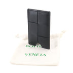 Bottega Veneta Maxi Intrecciato Card Case Leather Black — view 2