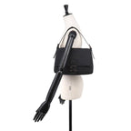 Fendi Zucchino Mamma Bucket Shoulder Bag Canvas Black Gunmetal — view 9