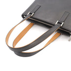Louis Vuitton Monogram Matte Stockton Tote Leather Noir Silver — view 5