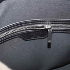 Louis Vuitton Monogram Matte Stockton Tote Leather Noir Silver — view 7