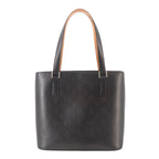 Louis Vuitton Monogram Matte Stockton Tote Leather Noir Silver — view 2
