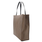Fendi Tote Leather Brown Black Gold Vintage — view 3