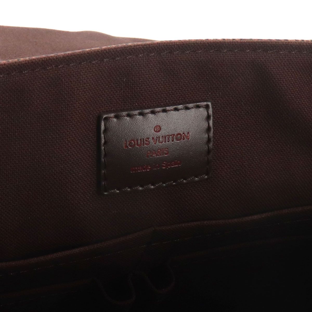 Louis Vuitton Damier District MM Shoulder Bag Ebene — view 8