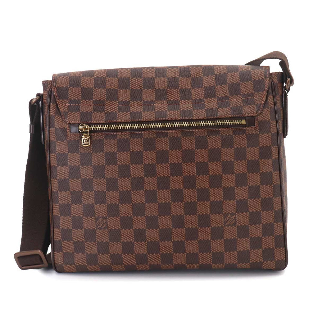 Louis Vuitton Damier District MM Shoulder Bag Ebene — view 2