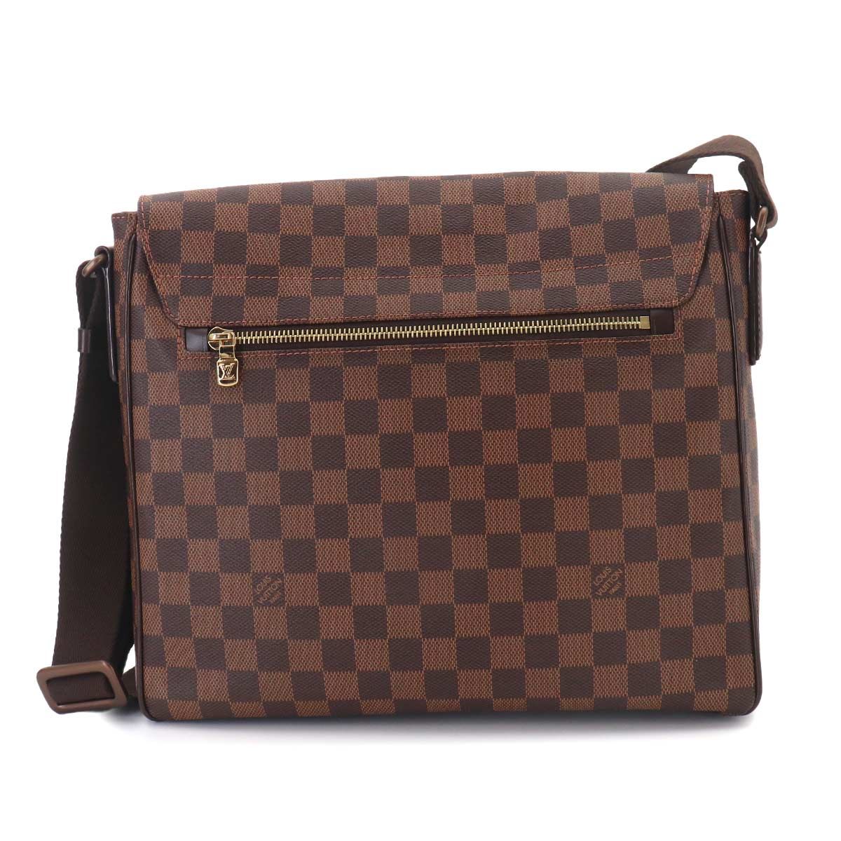 Louis Vuitton Damier District MM Shoulder Bag Ebene — view 2