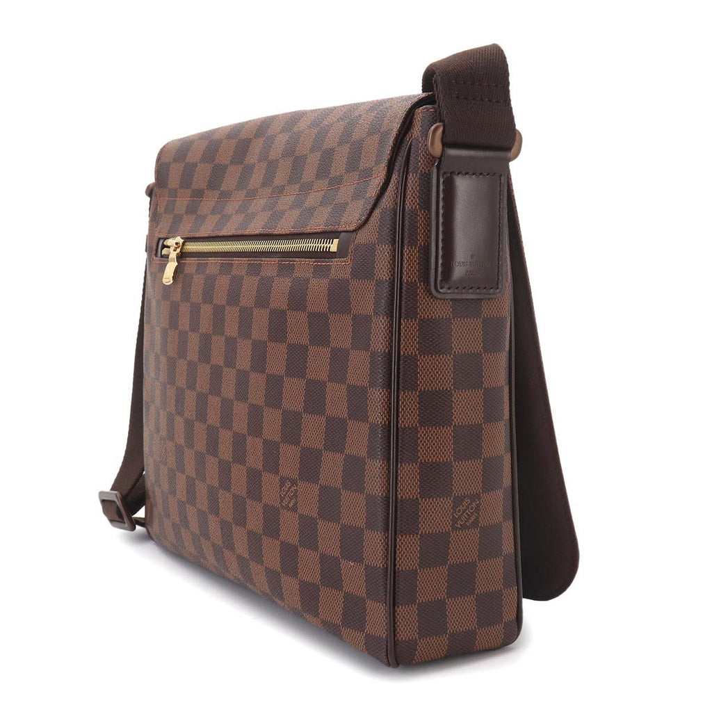 Louis Vuitton Damier District MM Shoulder Bag Ebene — view 3