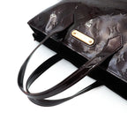 Louis Vuitton Monogram Vernis Wilshire PM Hand Bag Leather Amarante — view 5