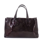 Louis Vuitton Monogram Vernis Wilshire PM Hand Bag Leather Amarante — view 2