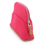 Hermes Bolide Pouch Mini Cotton Canvas Hibiscus Silver — view 3