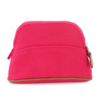 Hermes Bolide Pouch Mini Cotton Canvas Hibiscus Silver — view 2