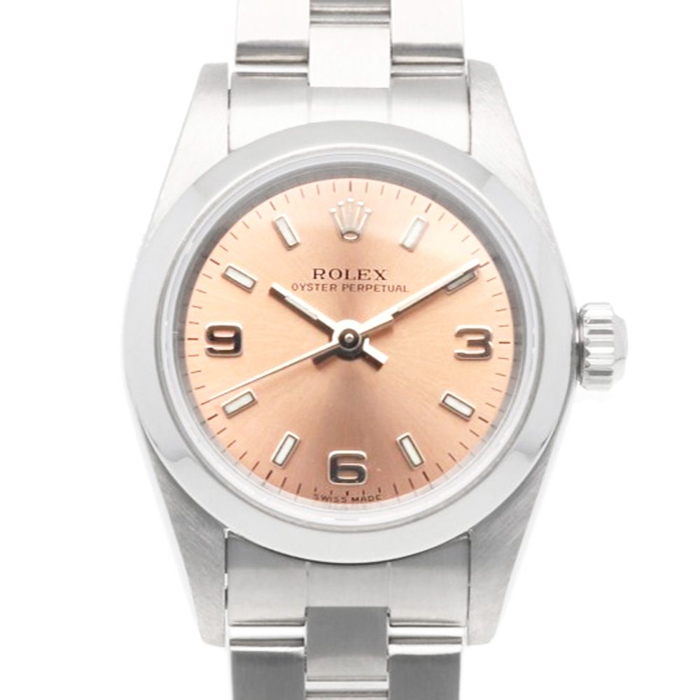Rolex Oyster Perpetual Watch Stainless Steel Automatic Winding Overhauled
