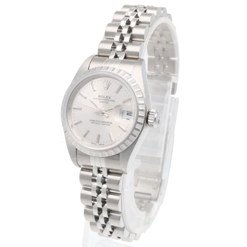 Rolex Date Oyster Perpetual Watch Stainless Steel Automatic Winding Overhauled — view 3