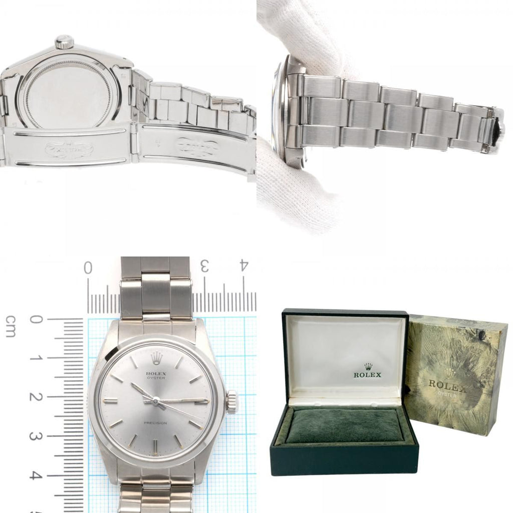Rolex Precision Oyster Watch Stainless Steel Hand Wound No 22 — view 9
