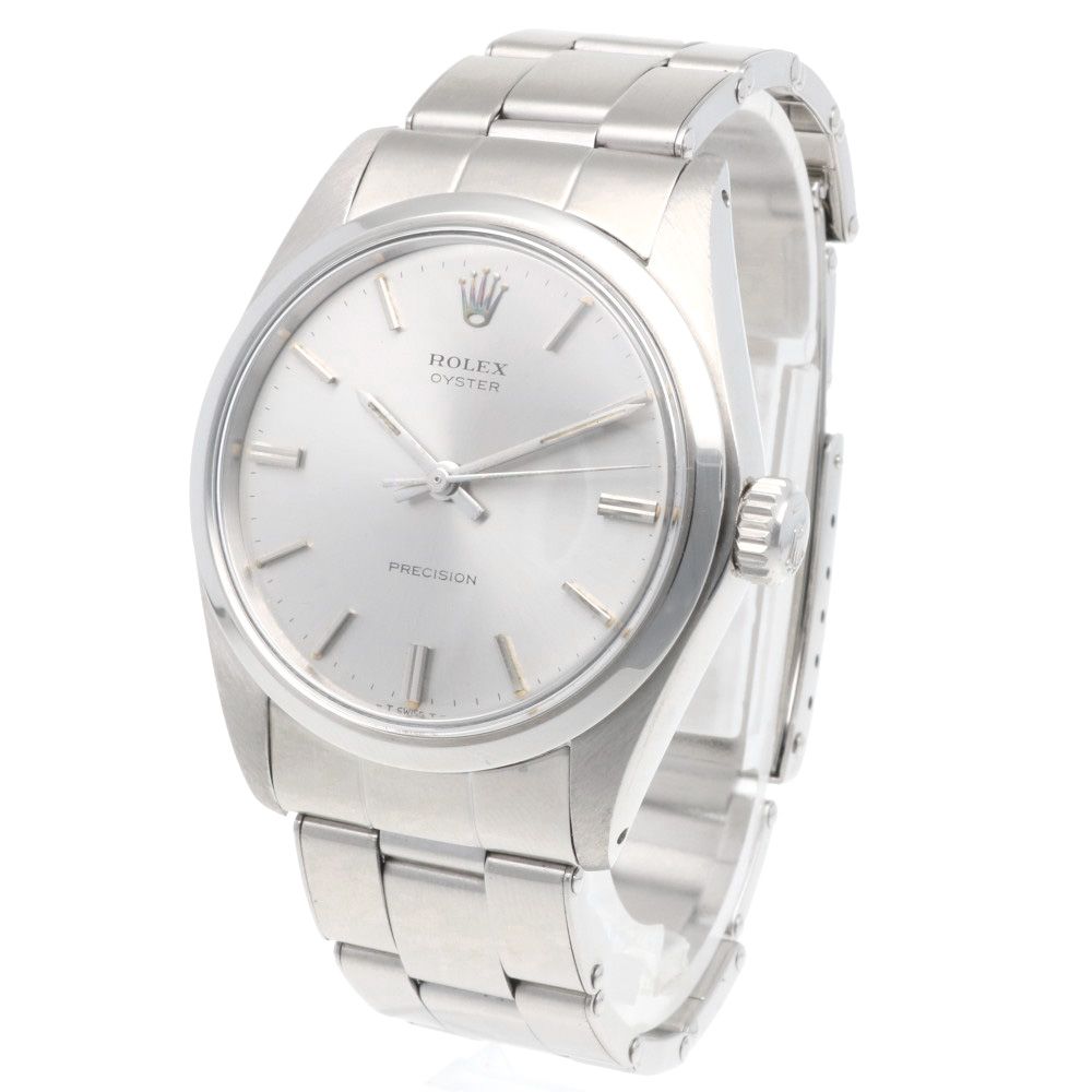 Rolex Precision Oyster Watch Stainless Steel Hand Wound No 22 — view 3